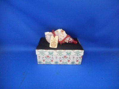 画像1: 戦国ほら貝ミニ　桜吹雪　飾り台ボックス付き※この商品は、特別キャンペーンにて送料無料です！