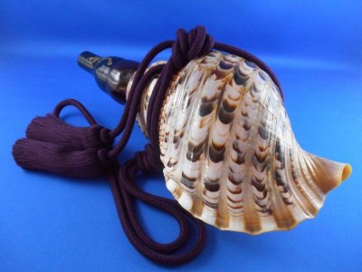 画像2: 新発売　修験歌口木製 龍神の法螺貝　